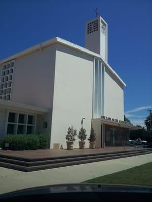 Church across from school