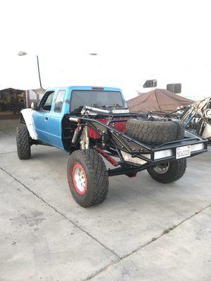 Custom ford ranger backhalf for customer 4 link rear end with custom trunk for storage