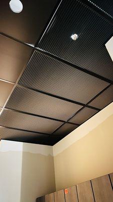 Armstrong Grid 15/16 Black
 24' x 48' 
Ceiling Tile Southland Black 24' x 48"