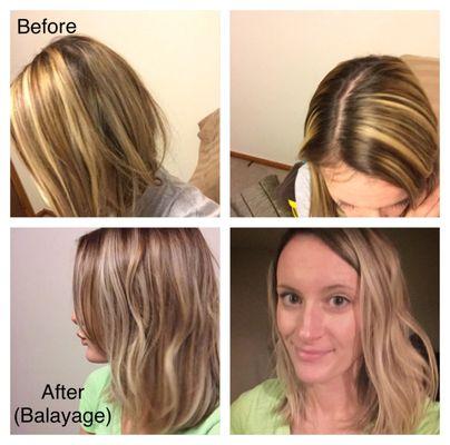 Before & After. Thank you, Heather!!!