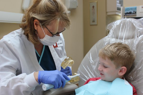 We like to start our patients our young with great oral hygiene!