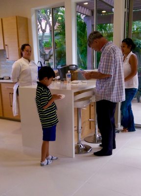 Chef Angelina serves up a lot of happiness at our Sunday Open Houses!