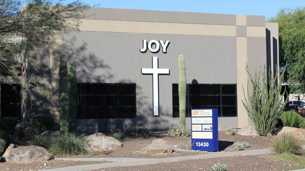 JOY Christian Community Church (facing Saguaro Blvd.)