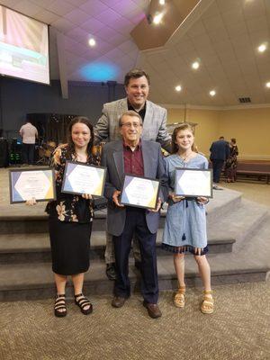 All the p baptized,  and holy ghost certificate  at 
 WORD ALIVE 
 WIGGINS, MS