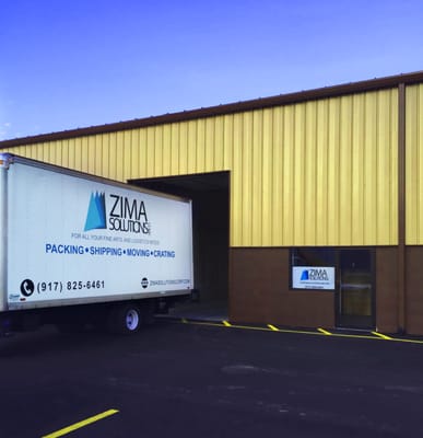 Zima Solutions Warehouse and trucks