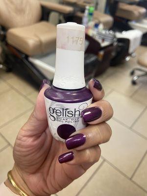 I LOVE how my nails look!  This color is gorgeous!  If you love shades of purple, I highly recommend 1175!  So, happy