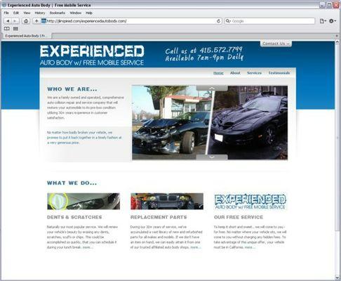 Auto Body Website