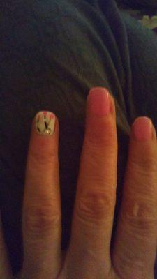 My nail artwork done by Tammy!  Gorgeous!  Thank you Tammy!