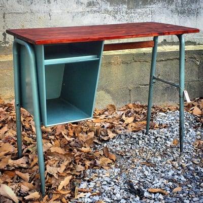 Refurbished midcentury desk