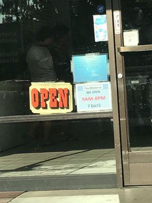 Open everyday