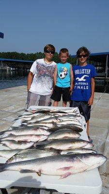 happy clients of little river guide service