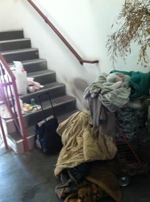 Ampac allows mentally ill people to inhabit stairwells.