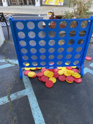 Connect Four, Corn Hole and Shuffle Board. Add this to amazing food, drinks, and courtesy staff and it's a great evening!