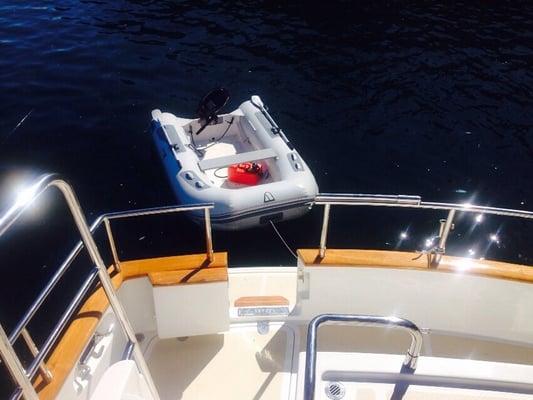 Tied up tender at Pelican Beach Cypress Island, San Juan Islands, WA State. GREAT weather mid-September2015.