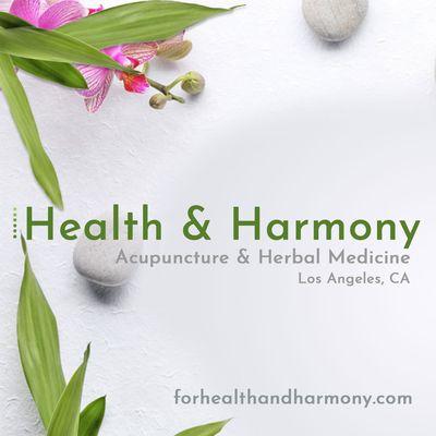 Health and Harmony -- your source for superior holistic health care in Los Angeles