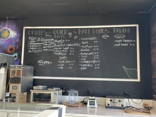 Menu board