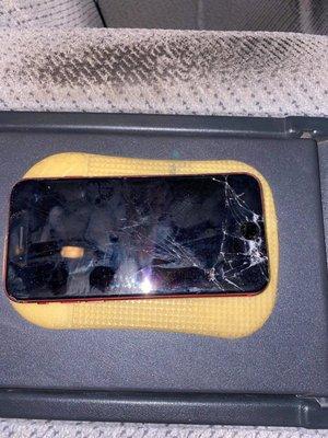 Security guard smashed phone because he was getting filmed assaulting women.