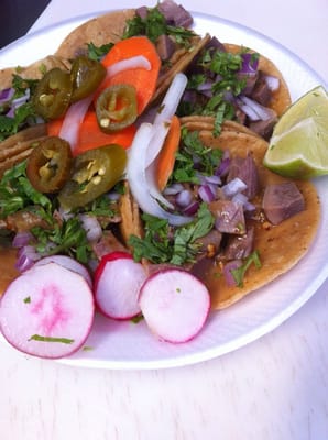 Tacos De Lengua!! Yummii