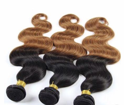 Ombré body wave virgin human hair