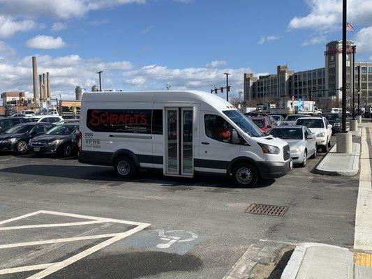 Shuttle bus from sullivan to power house