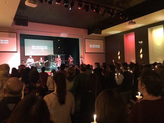 Christmas Eve candlelight service