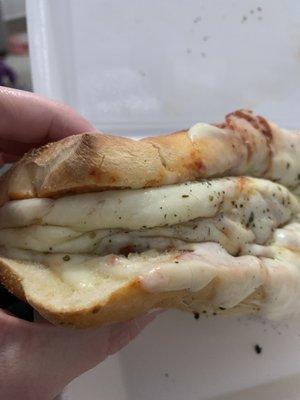 Chicken parmesan sandwich