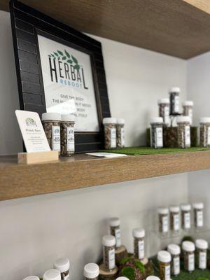 Natural Wholefood Herbs by local vendor.