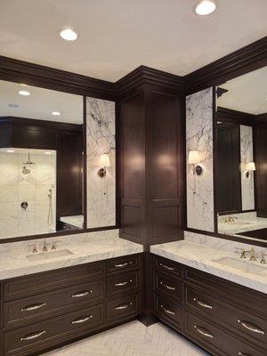 Luxury Bathroom separate sinks