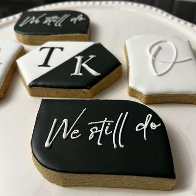 Anniversary cookies