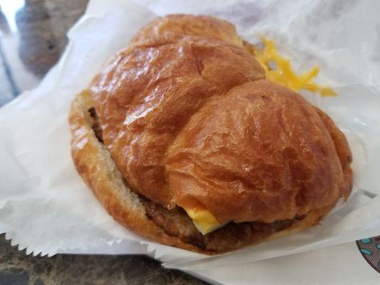 Sausage Egg Cheese Croissant - $3.59