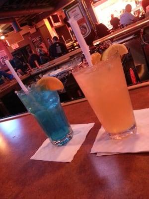 $5 Blue Hawaiian and margaritas