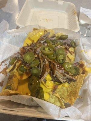 BBQ nachos