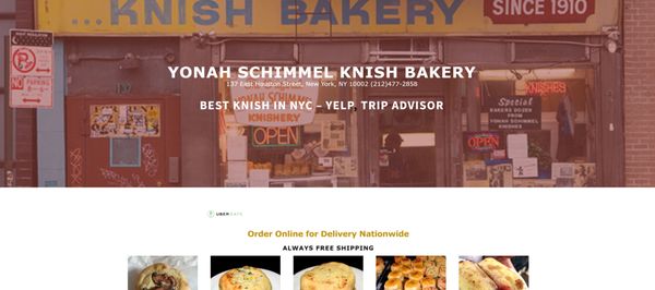 Created a new website for an iconic business and increased sales at both the brick and mortar and online stores by over 60%