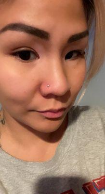 Nostril piercing