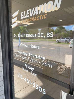 Office hours are designed to let you know when we are in the office. Walk-ins and new patients are always welcome.