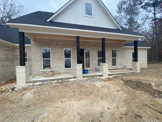 Exterior Painting & Stained Beams