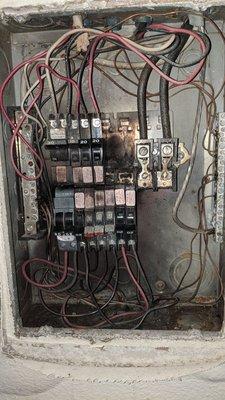 Old panel that blew up..