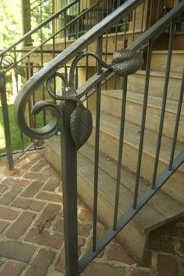 Railing with Hand forged Details