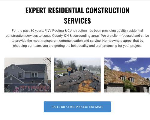 Fry's Roofing & Construction