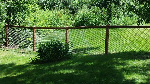 California Style Chain Link Fence