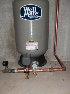 Pressure Tank Installation