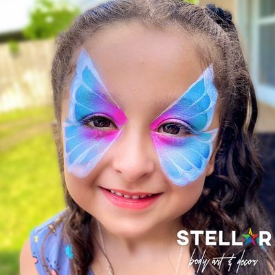 Butterfly face painting