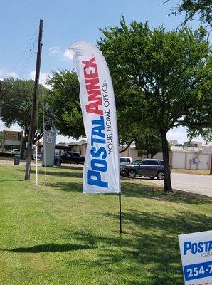 Order your Feather Flag at Postal Annex!