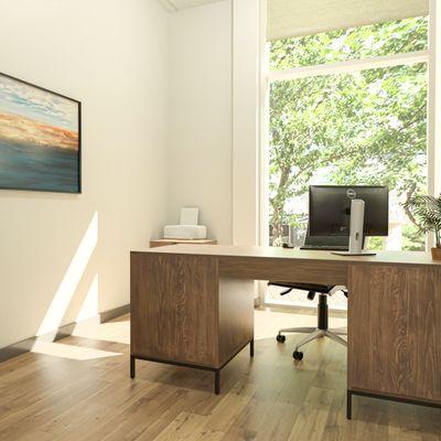 Private Office Suite with window view