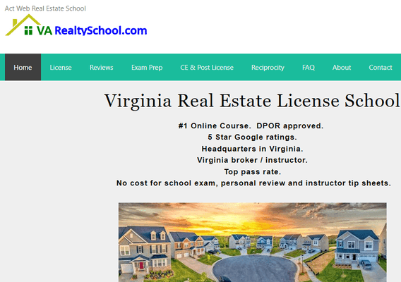 Act Web Real Estate School