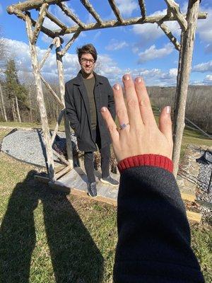 I said "YES" to the love of my life.