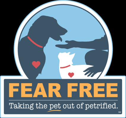 We strongly believe that your pet should love going to the vet which is why our team works very hard to follow our Fear Free training.