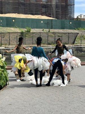 Tutus made from plastic bags