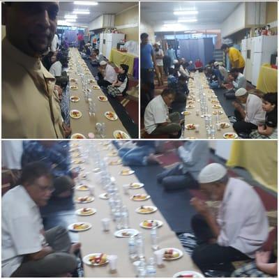 Another day in the month of Ramadan iftar was served and believers  waiting for the Athan to break their fast..