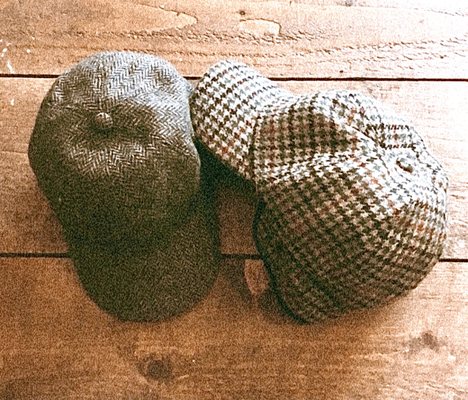 Fisherman's tweed caps